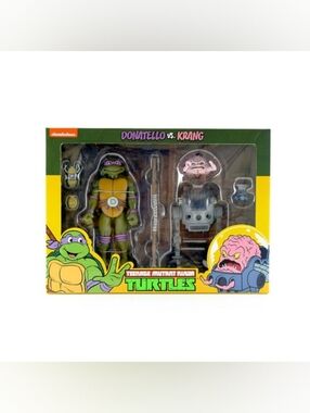 Neca TMNT Donatello vs. Krang Action Figure Set